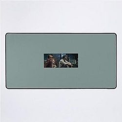 Fight Club photo with Brad Pitt and Edward Norton Desk Mat