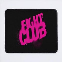 Fight Club Spray Paint Logo Design Brad Pitt Mouse Pad