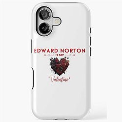 Edward Norton is My Valentine iPhone Case