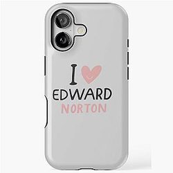 I Love Edward Norton iPhone Case