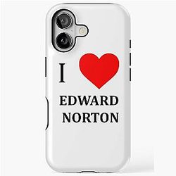 I Heart Edward Norton iPhone Tough Case