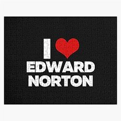 I Love Edward Norton Jigsaw Puzzle