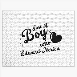 Just A Boy Who Loves Edward Norton Puzzle