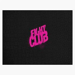 Fight Club Logo Design Brad Pitt Edward Norton Jigsaw Puzzle