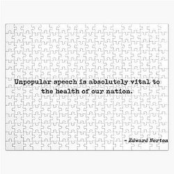 Unpopular Speech Is Vital to the Health of Our Nation - Quote by Edward Norton