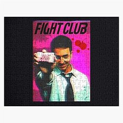 Fight Club Static Edward Norton Brad Pitt Movie Fan Jigsaw Puzzle