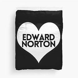 Love Edward Norton Duvet Cover