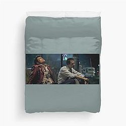 Fight Club with Brad Pitt and Edward Norton Duvet Cover