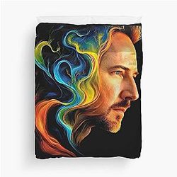 Portrait of Edward Norton Duvet Cover