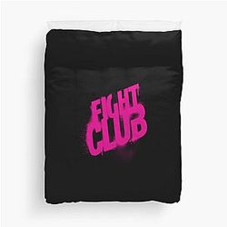Fight Club Spray Paint Logo Design Duvet Cover Brad Pitt Edward Norton