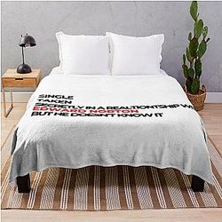 Secretly in a relationship with Edward Norton throw blanket