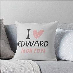 I Love Edward Norton Pillow