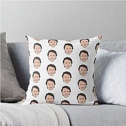 Edward Norton Illustration Throw Pillow