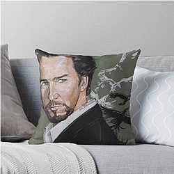 Edward Norton Painting Throw Pillow