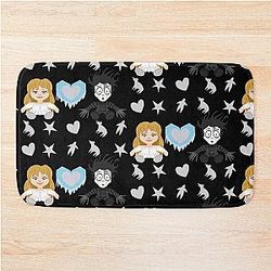 Edward Scissorhands winter love Bath Mat