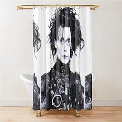 Johnny Depp Edward Scissorhands Shower Curtain