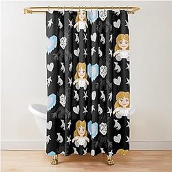Edward Scissorhands Winter Love Shower Curtain