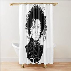 Edward Scissorhands Johnny Depp Shower Curtain