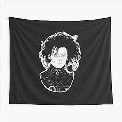 Edward Scissorhands Johnny Depp Goth Tapestry