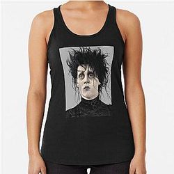 Edward Scissorhands Racerback Tank Top