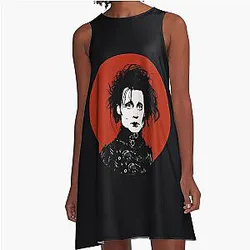 Edward Scissorhands A Line Dress