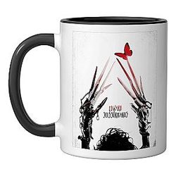Tim Burton's Edward Scissorhands Ceramic Mug Black/White