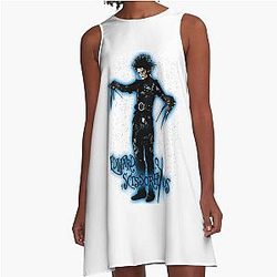 Edward Scissorhands A-Line Dress