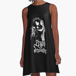 Edward Scissorhands A-Line Dress