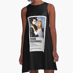 Edward Scissorhands A-Line Dress