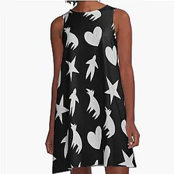 Edward Scissorhands A-Line Dress