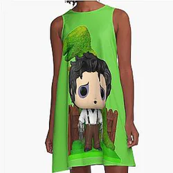 Edward Scissorhands A-Line Dress