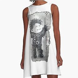 Edward Scissorhands A-Line Dress