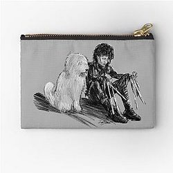 Edward Scissorhands and Dog Zipper Pouch