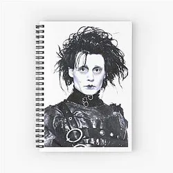 Johnny Depp Edward Scissorhands Notebook