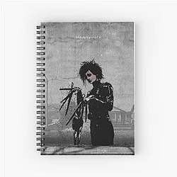 Edward Scissorhands haircuts Spiral Notebook