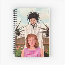 Edward Scissorhands Spiral Notebook