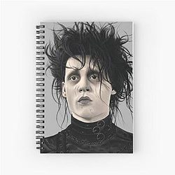Edward Scissorhands Spiral Notebook