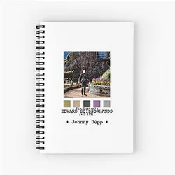 Edward Scissorhands Spiral Notebook