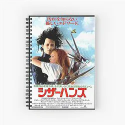 Edward Scissorhands Spiral Notebook