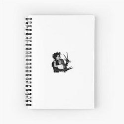 Edward Scissorhands and Kim Spiral Notebook