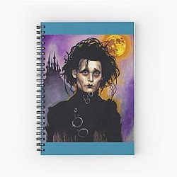 Anubiscanamun Edward Scissorhands Spiral Notebook