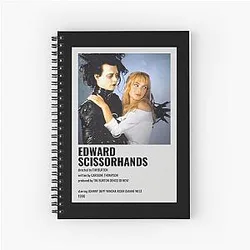 Edward Scissorhands Spiral Notebook