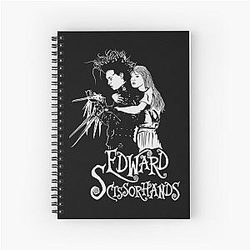 Edward Scissorhands Spiral Notebook