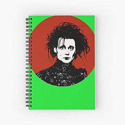 Edward Scissorhands Spiral Notebook