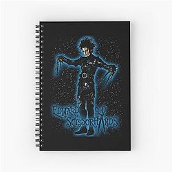 Edward Scissorhands Spiral Notebook