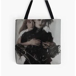 Edward Scissorhands All Over Print Tote Bag