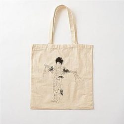 Edward Scissorhands Floral Tote Bag