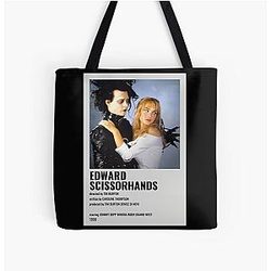 Edward Scissorhands All Over Print Tote Bag