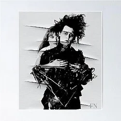 Edward Scissorhands Kim Souvenir photos from the personal family album by Fausto Novelli F & N Poster
