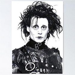 Johnny Depp Edward Scissorhands Poster